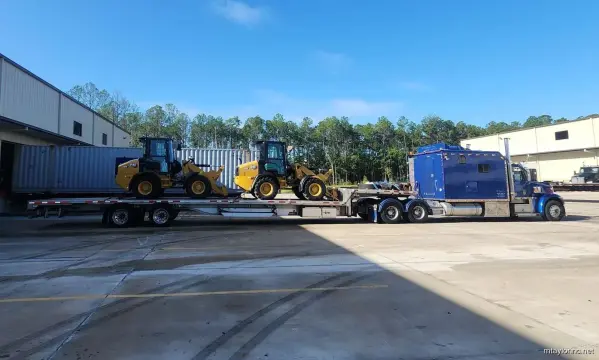 Front-end loader delivery
